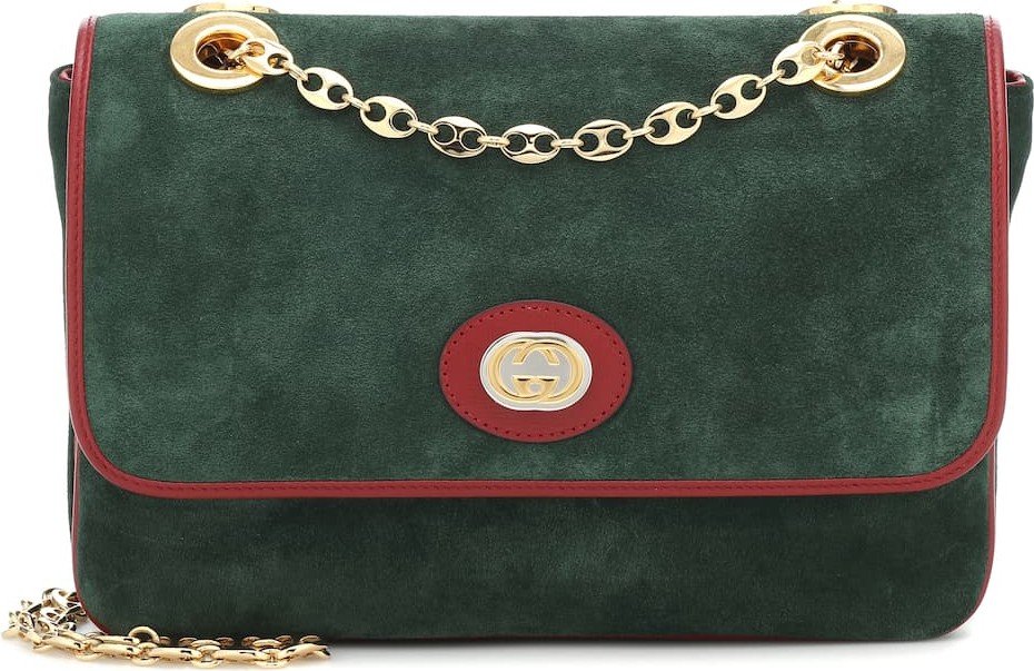 Gucci Marina Small suede shoulder bag