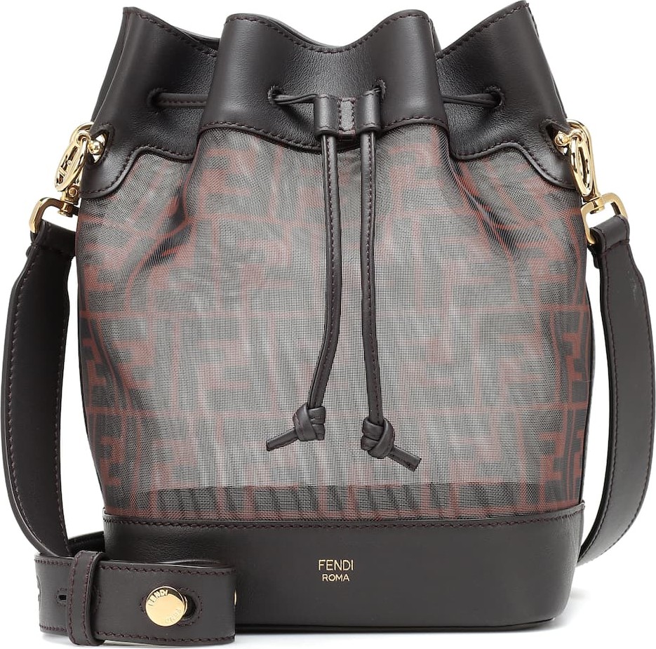 Fendi Mon Trésor mesh bucket bag