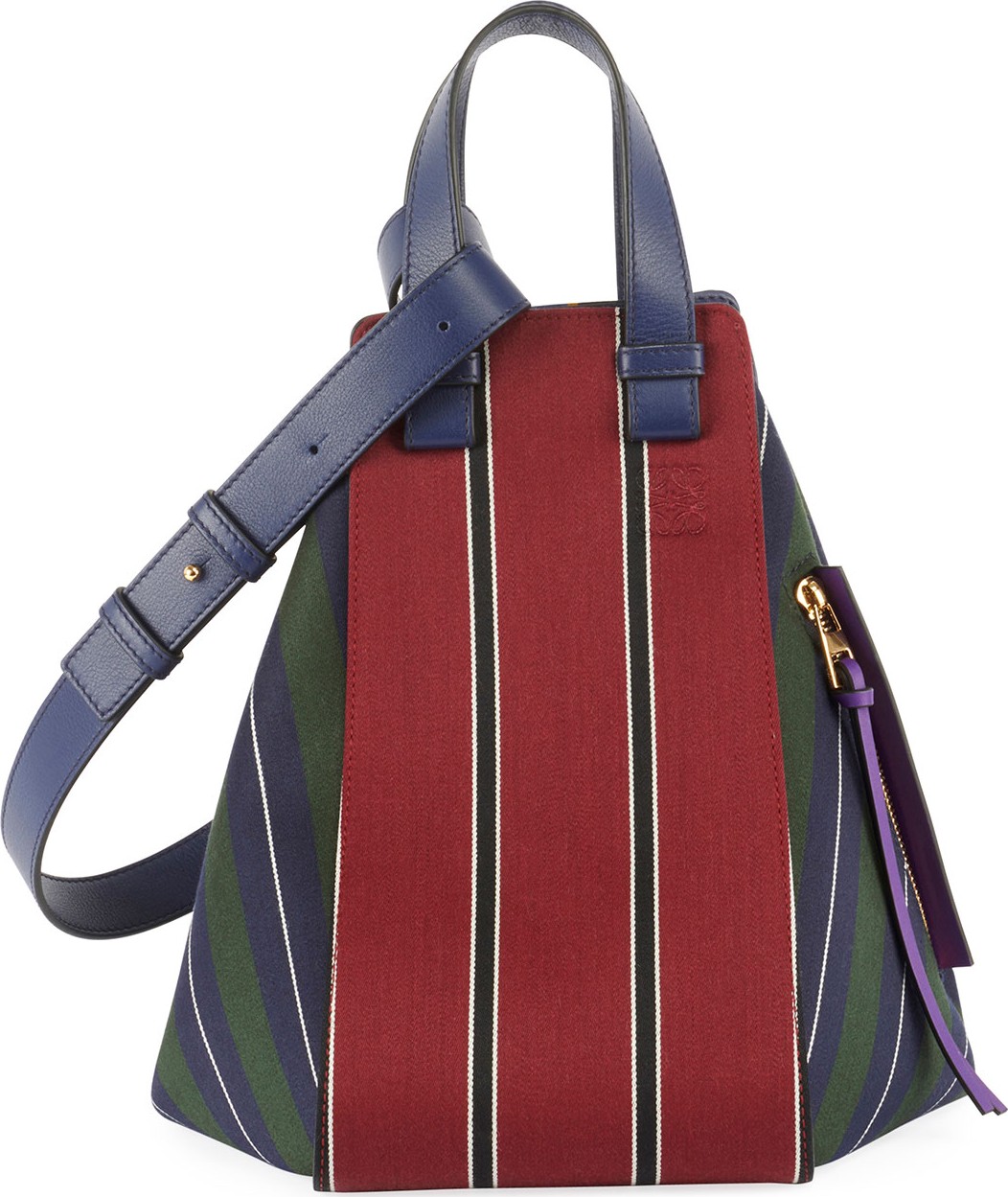 LOEWE Hammock Stripes Medium Satchel Bag