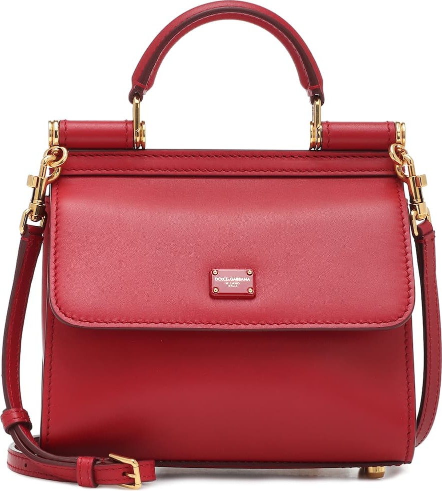 Dolce & Gabbana Sicily 58 leather shoulder bag