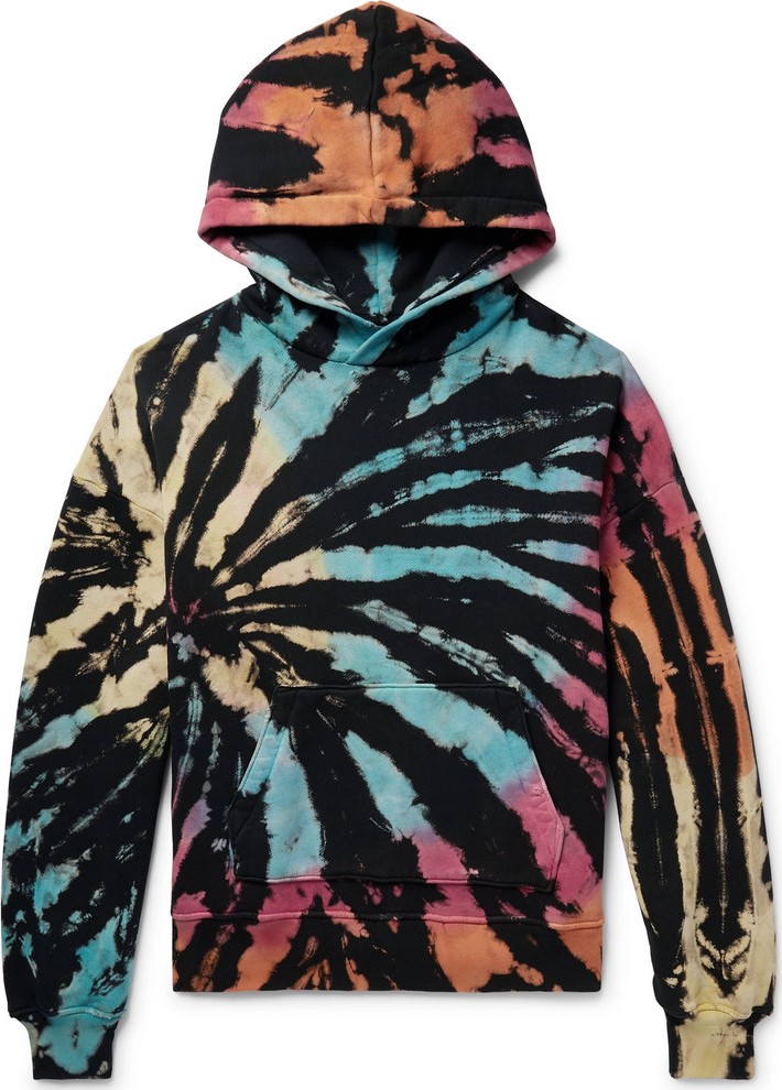 Amiri Oversized Tie-Dyed Loopback Cotton-Jersey Hoodie