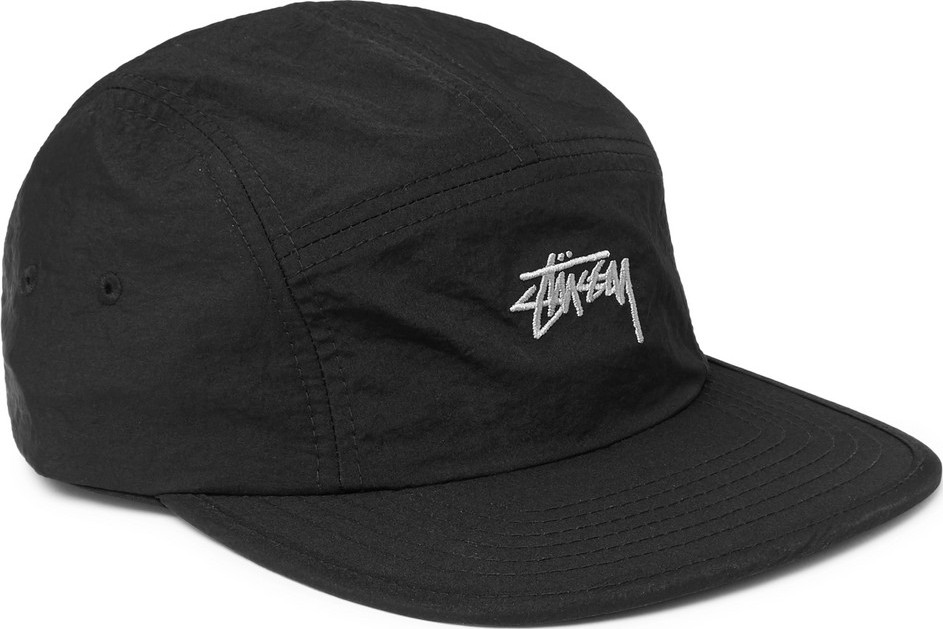 Stussy Stock Camp Logo-Embroidered Nylon Baseball Cap