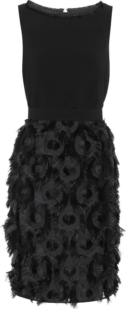 Max Mara Nastro cady and fil coupé dress