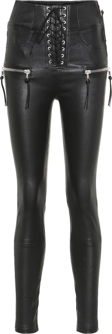 Unravel Leather skinny pants