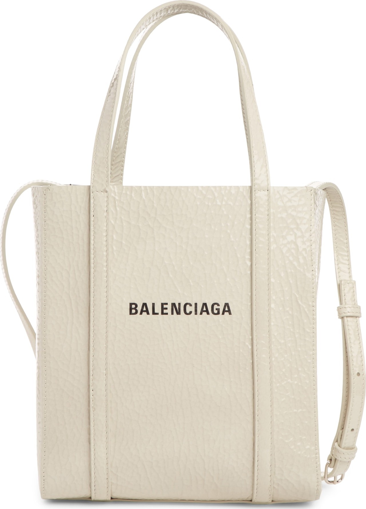 Balenciaga Extra Extra Small Bazar Patent Leather Shopper