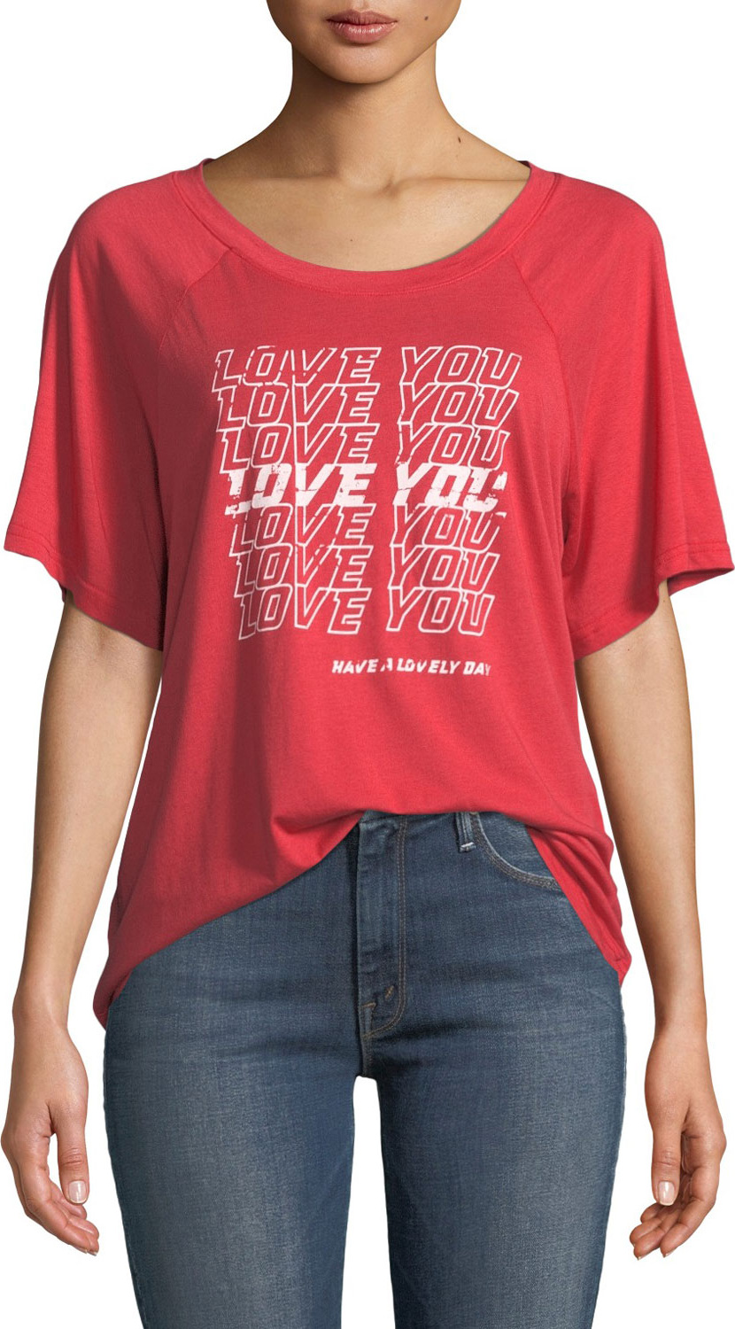 Rebecca Minkoff Ava Love You Graphic Tee