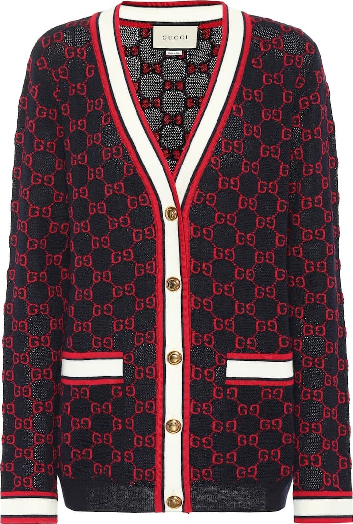 Gucci Intarsia wool cardigan