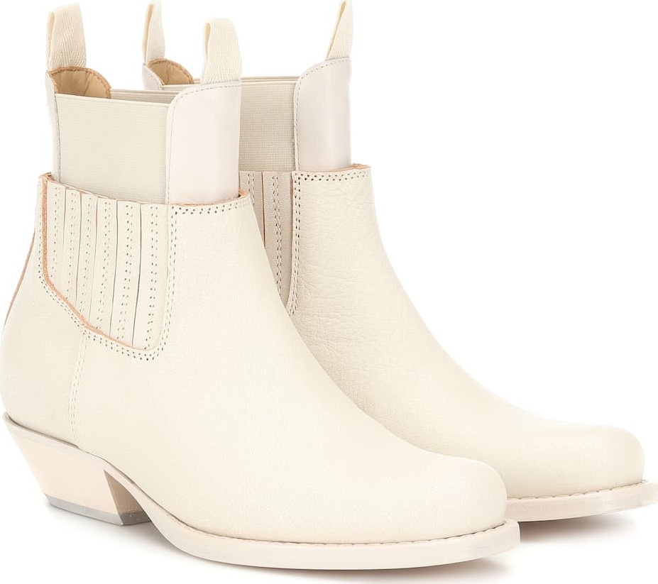 MM6 Maison Margiela Leather ankle boots
