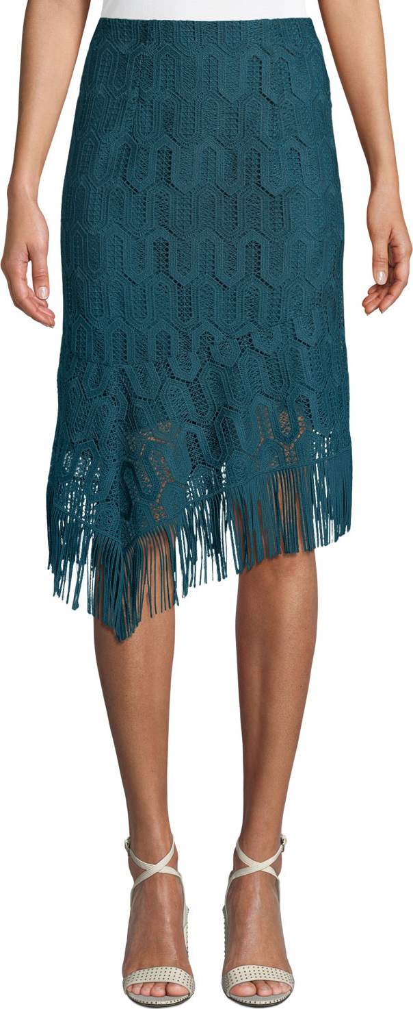 Nanette Lepore Gin Mill Fringe Skirt