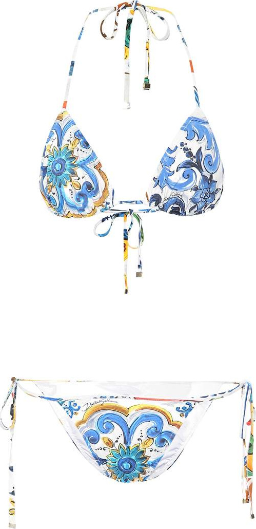 Dolce & Gabbana Majolica printed bikini