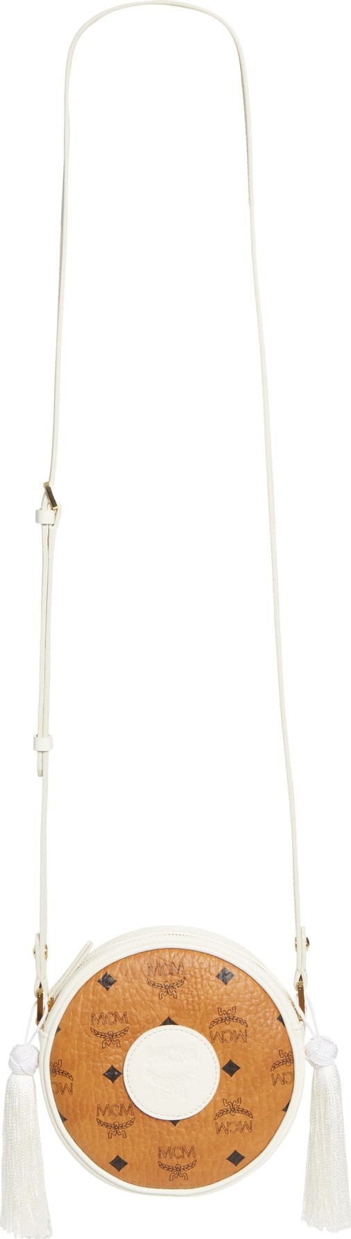 MCM Small Visetos Tambourine Crossbody Bag