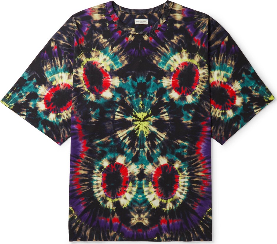 Dries Van Noten Tie-Dyed Cotton-Jersey T-Shirt