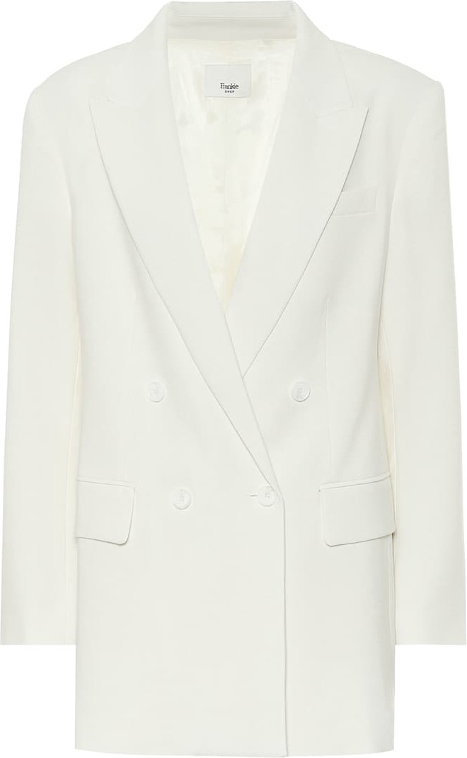 Frankie Shop Elvira stretch-crêpe blazer