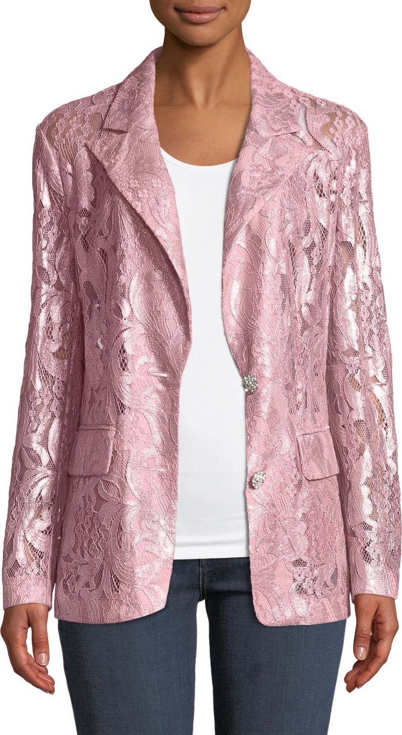 Berek Foil Lace Blazer
