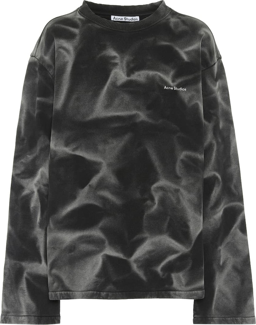 Acne Studios Tie-dye oversized cotton sweatshirt
