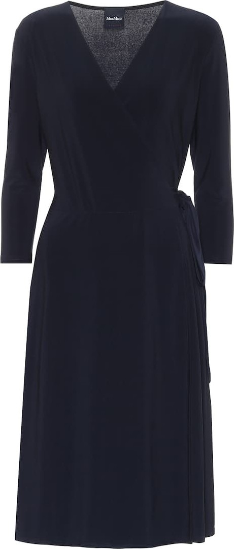 Max Mara Dida stretch-jersey wrap dress