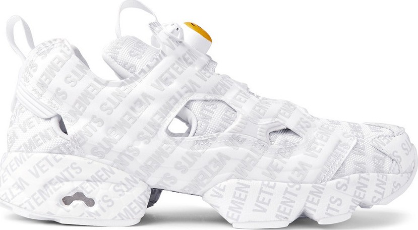 Vetements Vetements x Reebok logo instapump Fury sneakers