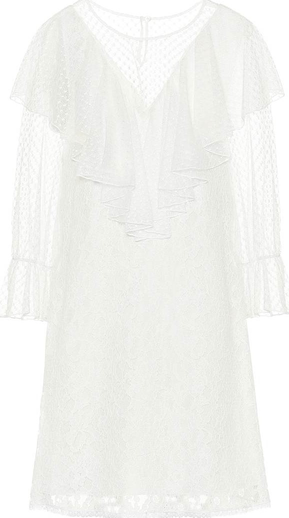 See By Chloé Cotton-blend lace minidress