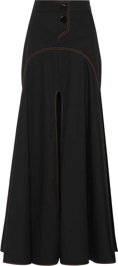 Ellery Galactica stretch cotton skirt