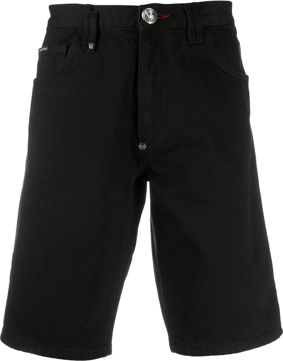 Philipp Plein - Logo plaque shorts 