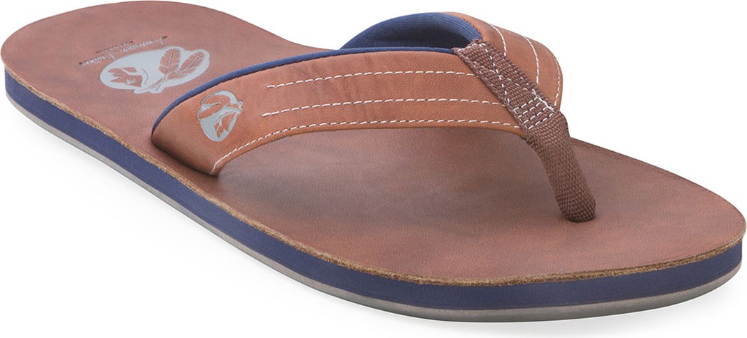 Hari Mari x Nokona Men's Leather Thong Sandals, Walnut