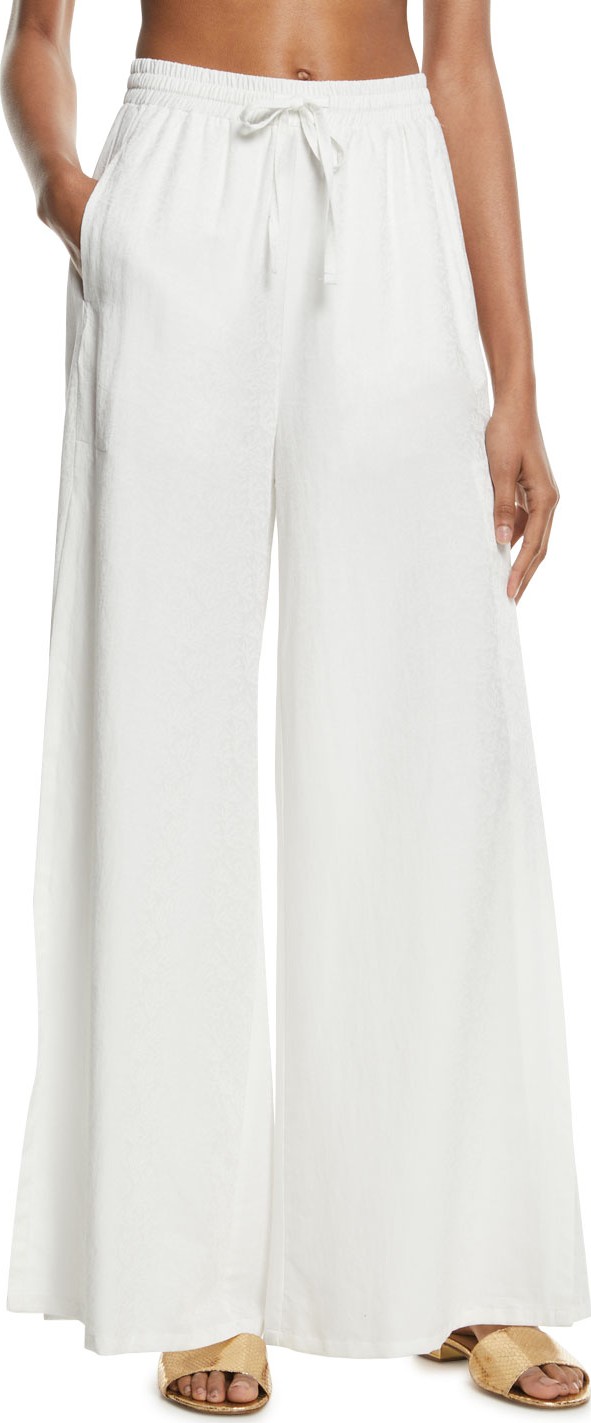 Onia Chloe Wide-Leg Coverup Pants