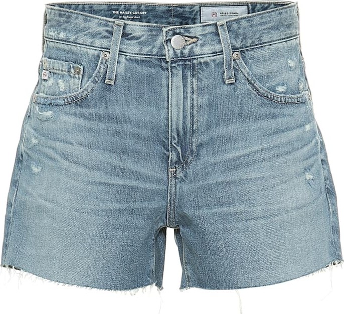 AG Jeans Hailey high-rise denim shorts