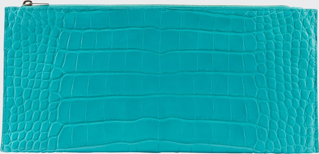THE ROW Flat Clutch Bag in Alligator