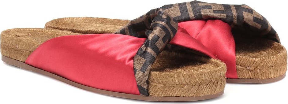 Fendi Satin slides