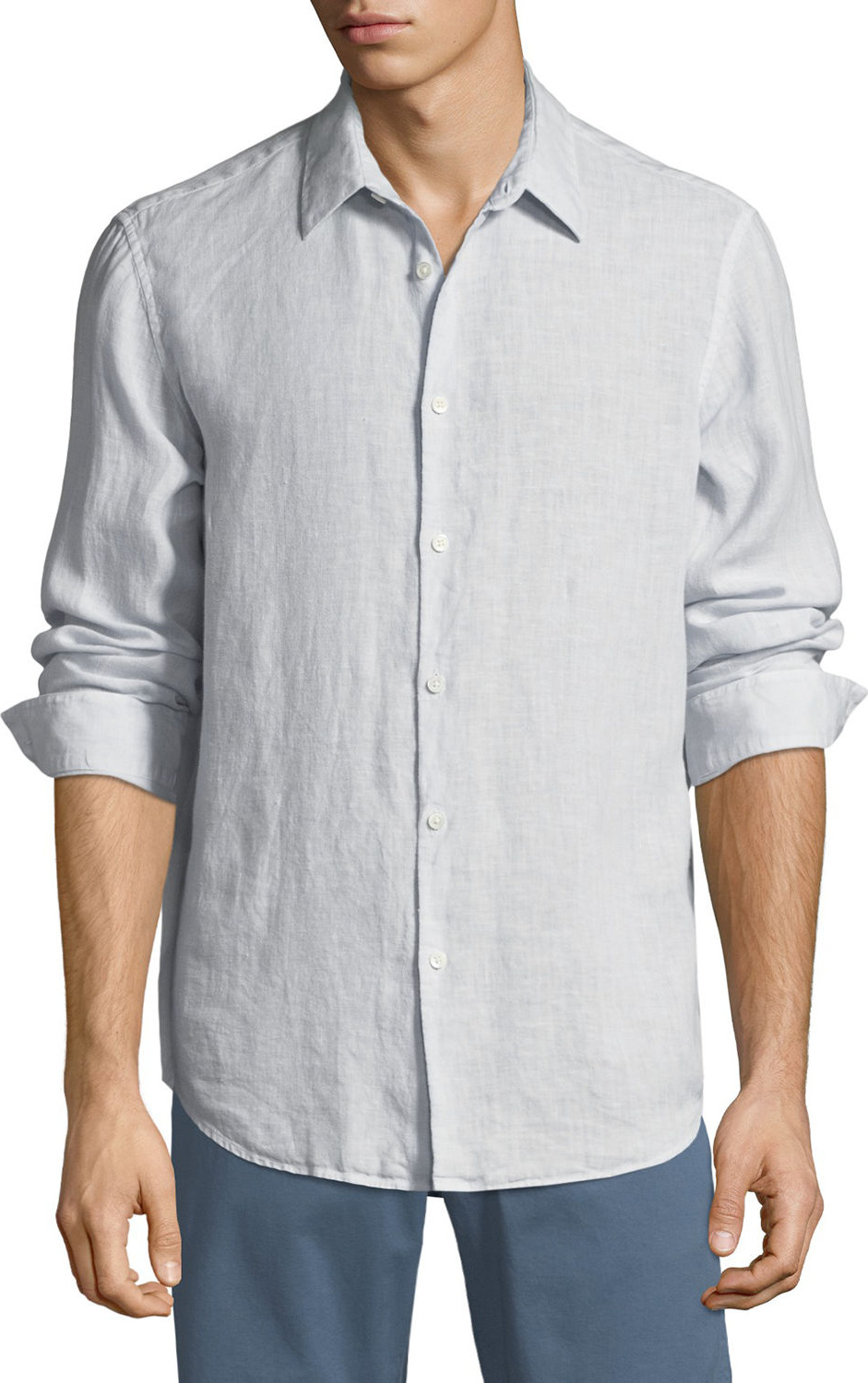 Theory Men's Irving Summer Linen Sport Shirt