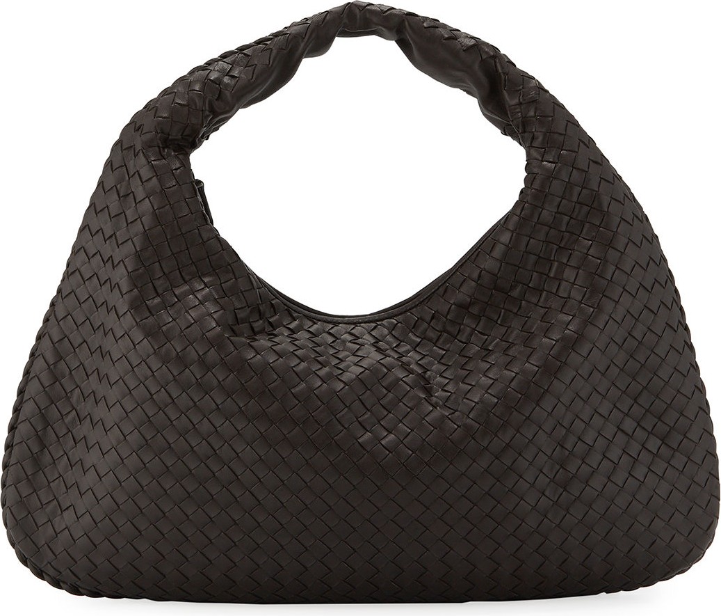 Bottega Veneta Intrecciato Woven Large Hobo Bag