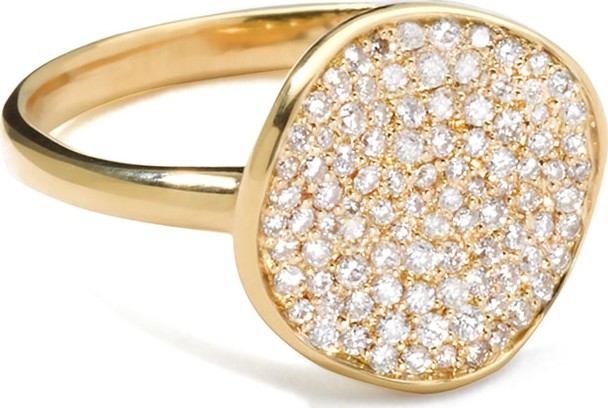 IPPOLITA Stardust Diamond Disc Ring, 12mm