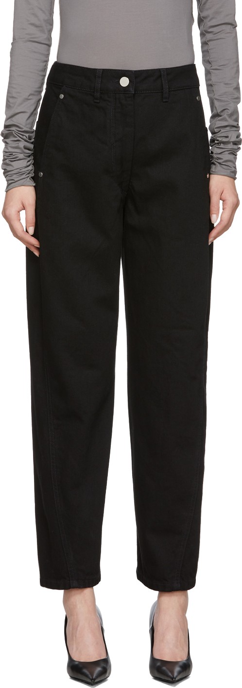 Lemaire Black Twisted Jeans