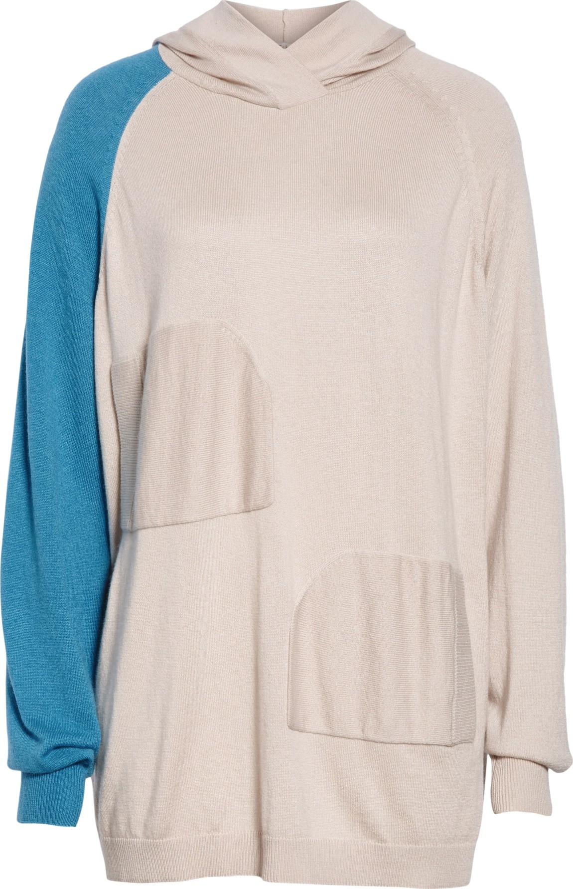 Tibi Contrast Sleeve Hoodie
