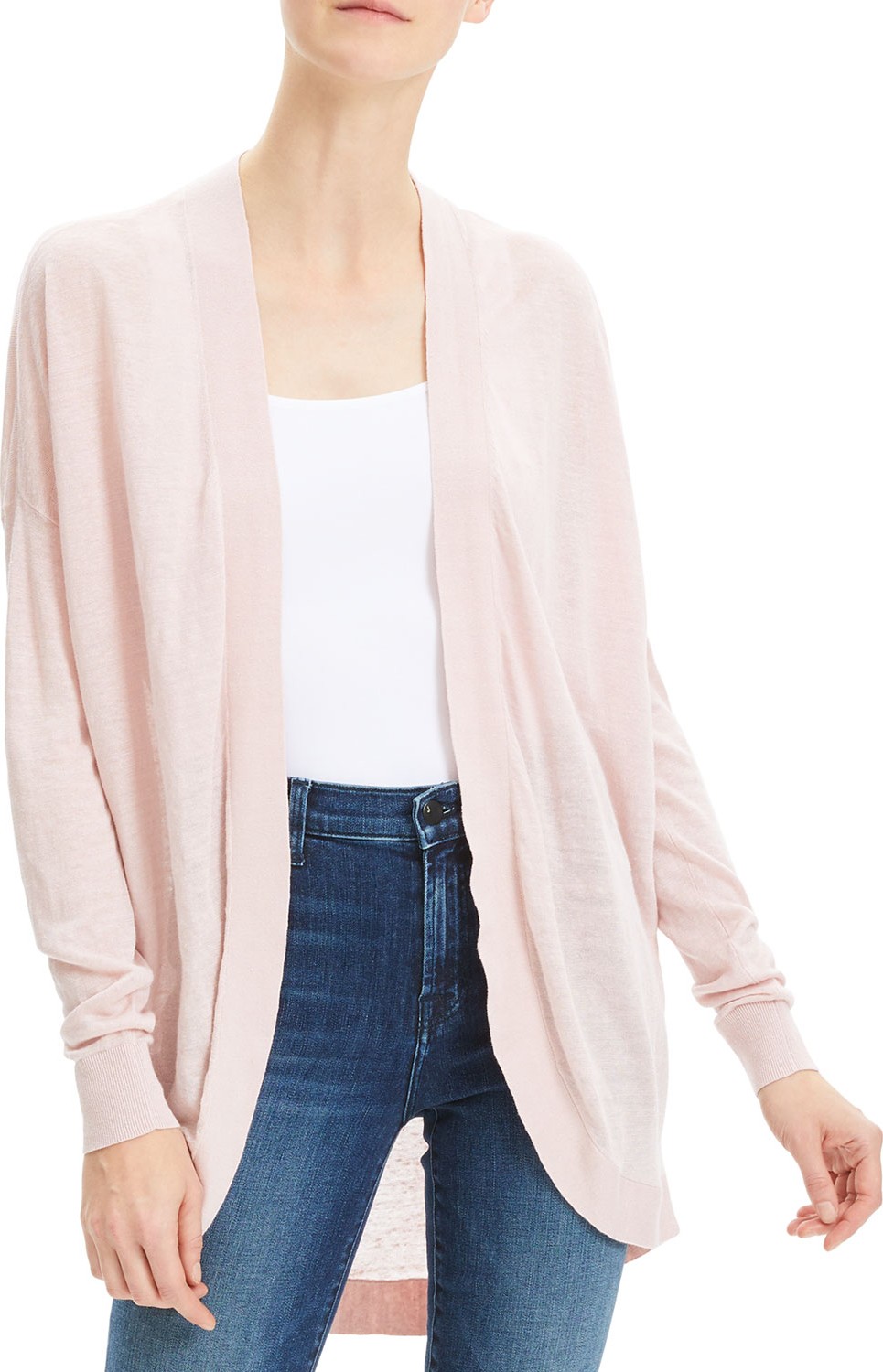 Theory Sag Harbor Open-Front Waterfall Cardigan