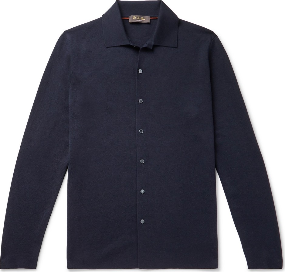 Loro Piana Empire Slim-Fit Wish Virgin Wool Shirt