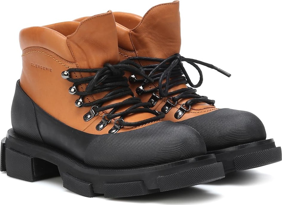 Robert Clergerie x Both Banco leather ankle boots