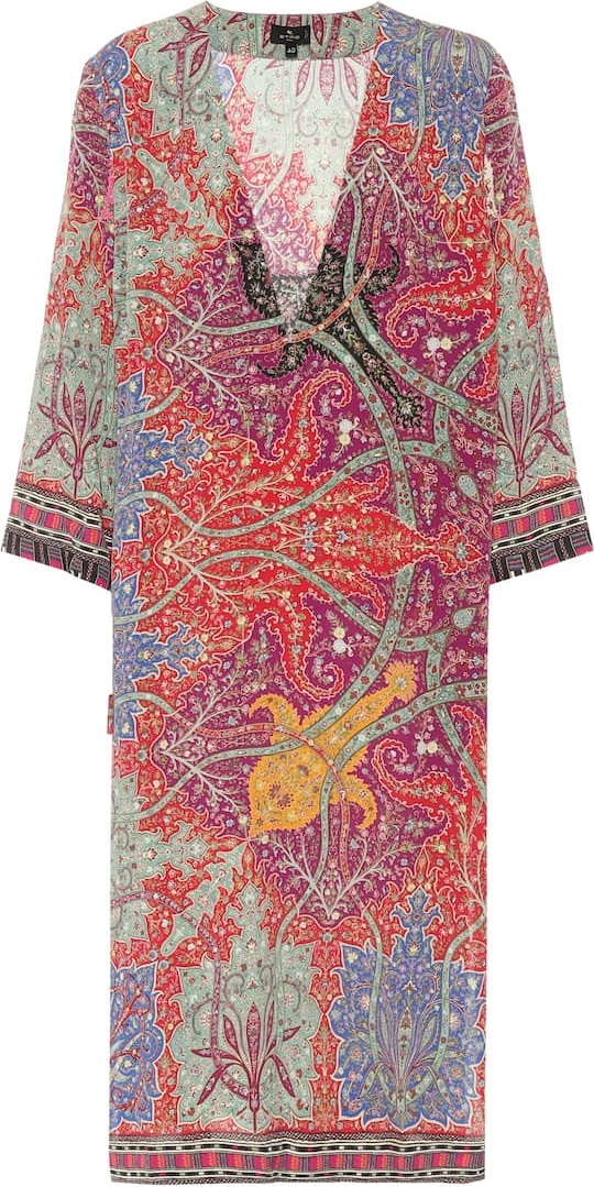 Etro Paisley midi dress