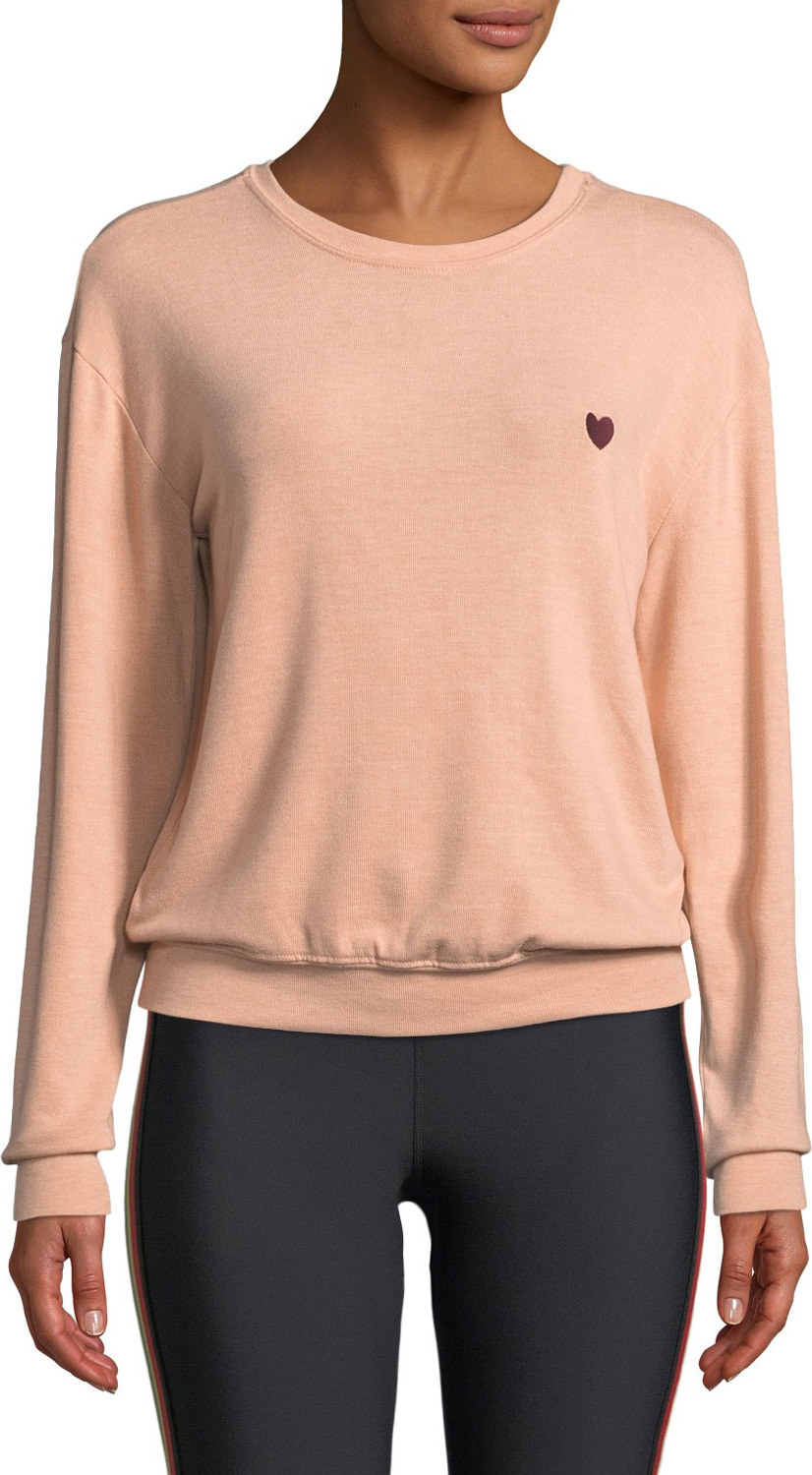 Spiritual Gangster Give Love Graphic Crewneck Pullover Sweatshirt