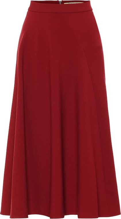Roland Mouret Exclusive to Mytheresa – Offley crêpe midi skirt