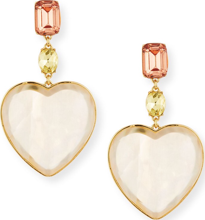BAUBLEBAR Amaya Heart Drop Earrings