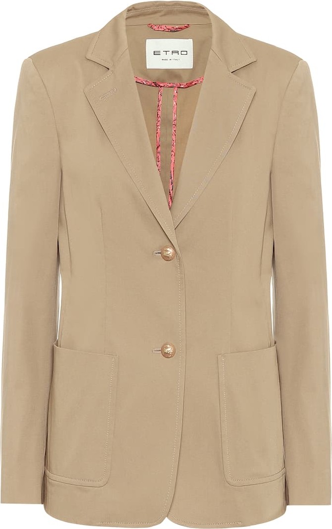 Etro Stretch-cotton twill blazer