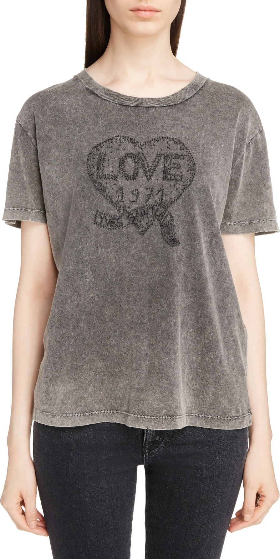 Saint Laurent Love Logo Tee