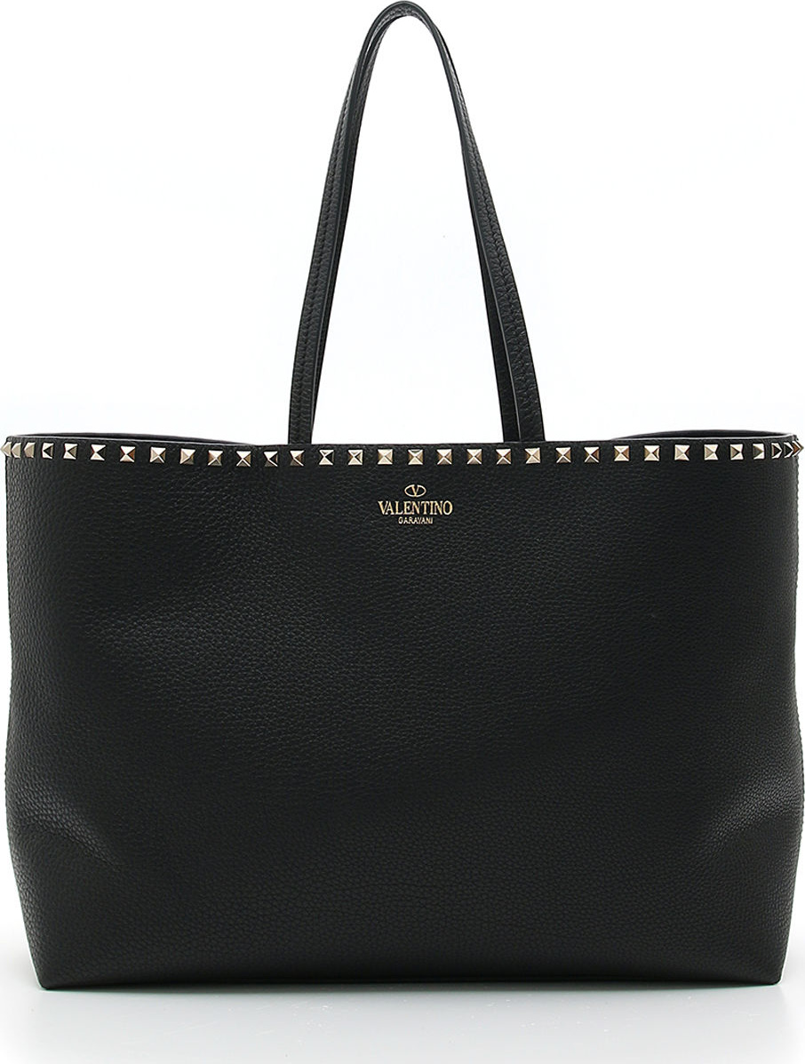Valentino Rockstud Vitello Tote Bag