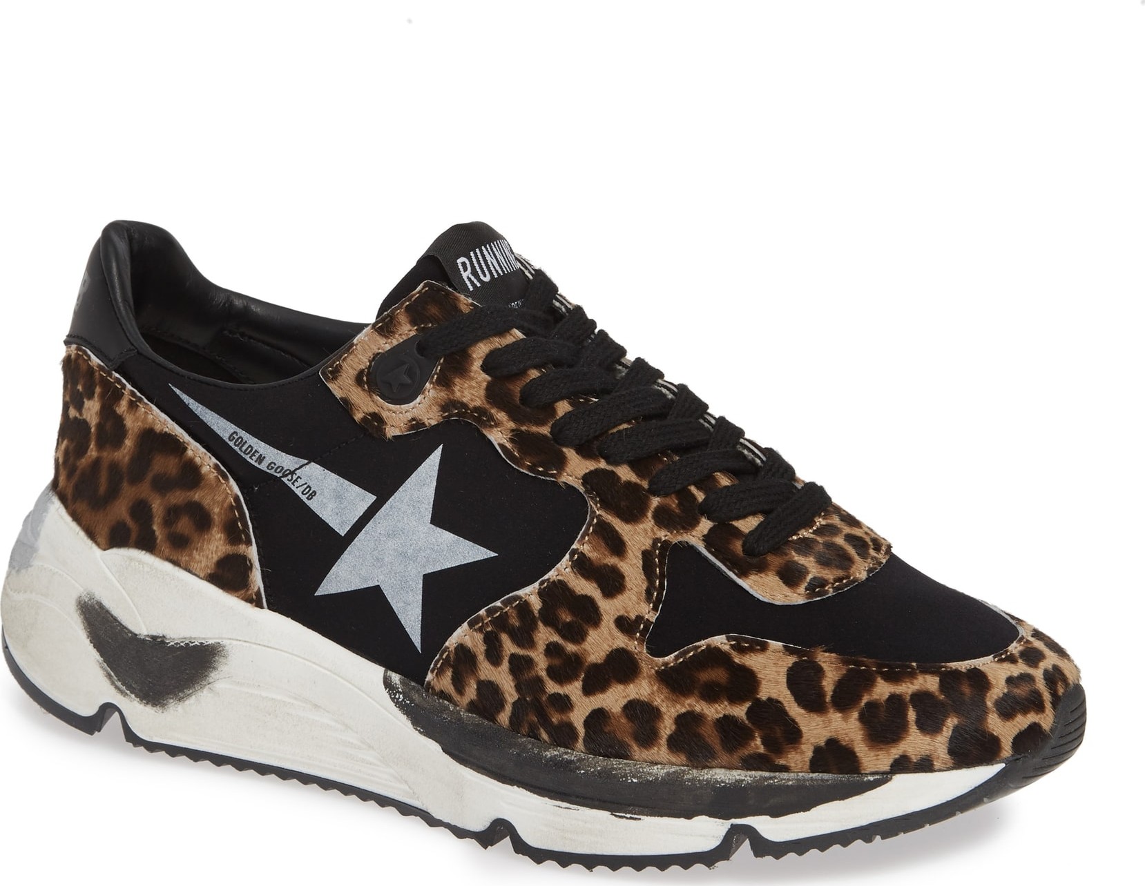Golden Goose Deluxe Brand Running Sole Genuine Calf Hair Sneaker