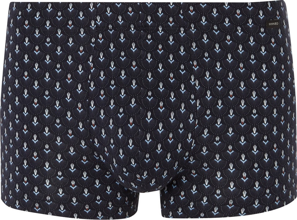 Hanro Elias Printed Stretch-Cotton Boxer Briefs