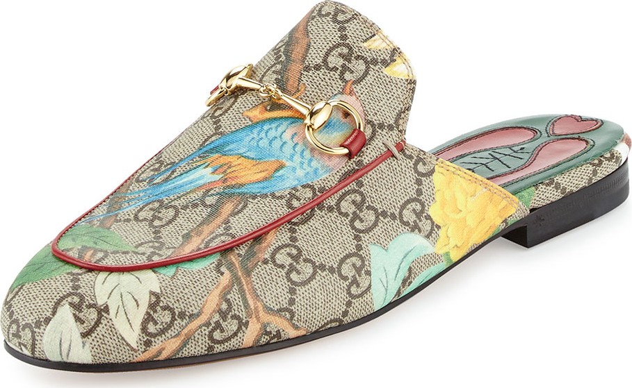 Gucci Princetown GG Canvas Mule