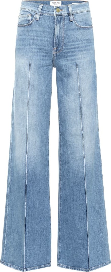 FRAME DENIM Le Palazzo high-rise wide-leg jeans