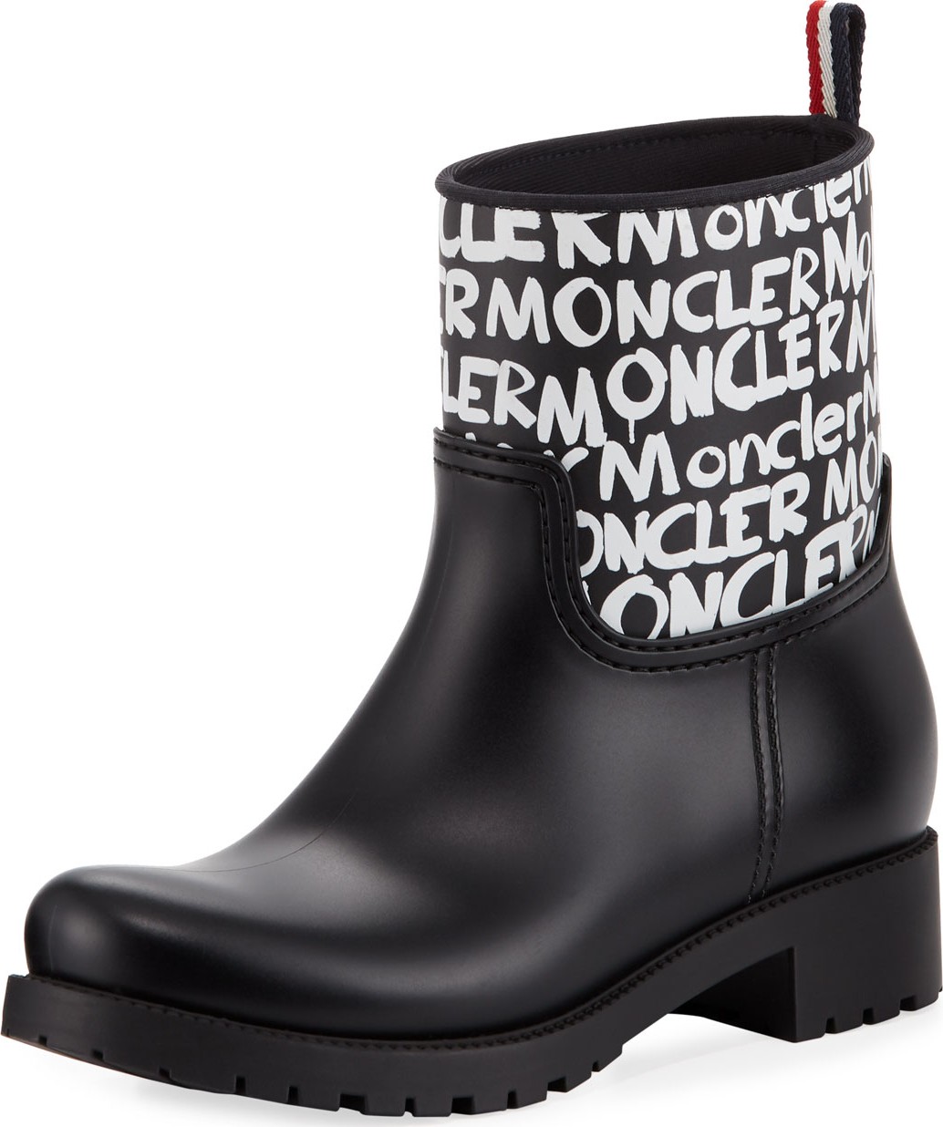 Moncler Ginette Stivale Logo Rain Boots