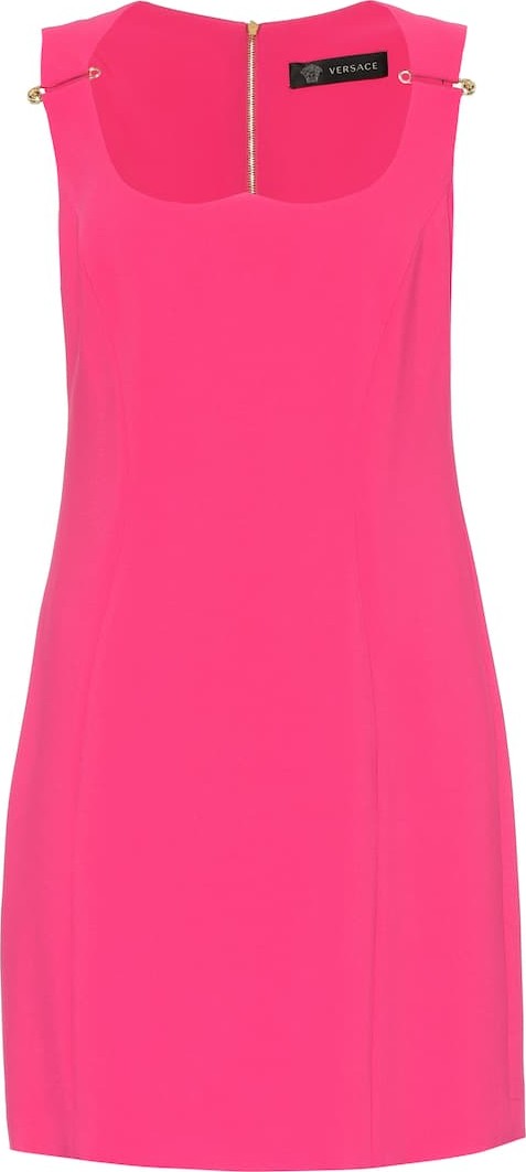 Versace Safety Pin crêpe minidress
